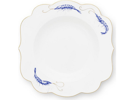 Pip Studio Πιάτο Βαθύ Πορσελάνης Royal Yerseke 23.5cm 51001256