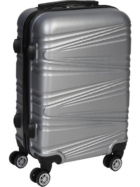 Keskor 16630-3 Βαλίτσα Καμπίνας 56x37x22cm με 4 Ρόδες Ασημί