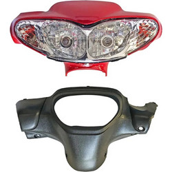 ΣΕΤ ΜΑΣΚΑ ΚΟΝΤΕΡ & ΦΑΝΟΥ YAMAHA CRYPTON-R 115 ΚΟΚΚΙΝΗ