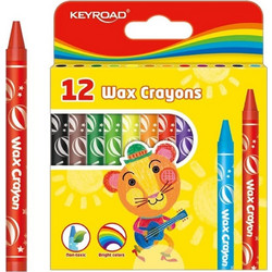 Keyroad Mouse Κηρομπογιές Σετ 12τμχ