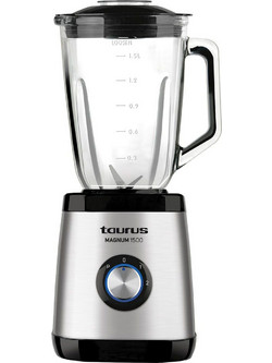 Taurus Optima Magnum Inox 1500W Μπλέντερ για Smoothie 1.5lt 1500W