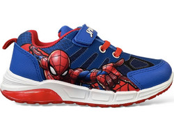 Spider-Man Παιδικά Sneakers με Φωτάκια Navy Μπλε SP012185