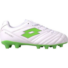 Lotto Stadio 705 FG 219547-1NJ Παιδικά Ποδοσφαιρικά Παπούτσια με Τάπες Λευκά Πράσινα