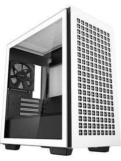 Deepcool CH370 White Gaming Midi Tower Κουτί Υπολογιστή με Πλαϊνό Παράθυρο
