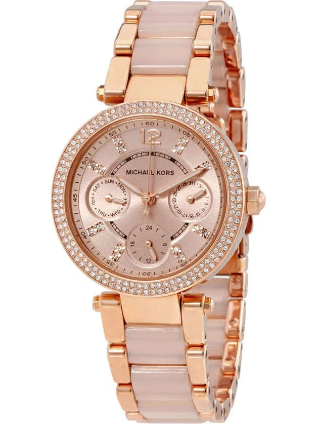 Michael kors watch ladies outlet rose gold