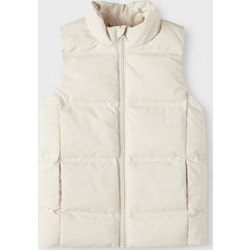 Name It Αμάνικο Παιδικό Μπουφάν Puffer Λευκό 13219029