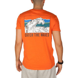 Sublevel T-shirt Catch The Waves Orange Z21274-OR