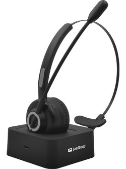 Sandberg Office Headset Pro 126-06 Ασύρματα On Ear Ακουστικό Υπολογιστή με Μικρόφωνο & Bluetooth