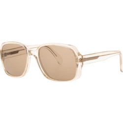 Lanvin OL539 001 Ανδρικά Γυαλιά Ηλίου Aviator Κοκάλινα Μεταλλικά Λευκά με Καφέ Polarized Φακό