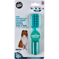 TASTY BONE DENTAL TASTY BRUSH ΟΔΟΝΤΟΒΟΥΡΤΣΑ ΜΕ ΓΕΥΣΗ ΜΕΝΤΑ
