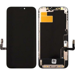 Οθόνη με Touch Screen Soft Oled Apple Iphone 12/ 12 Pro Μαύρο (OEM)