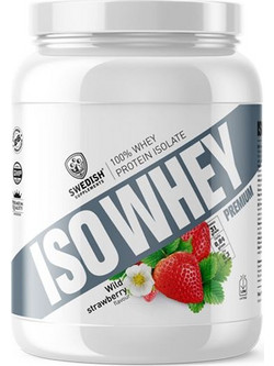 Swedish Supplements ISO Whey Premium Wild Strawberry Πρωτεΐνη Ορού Γάλακτος Γράμμωσης Χωρίς Λακτόζη 920gr