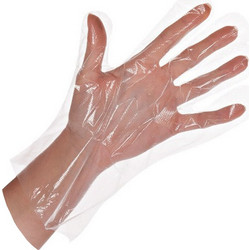 Γάντι πολυαιθυλενίου Hdpe 100τεμ διάφανο