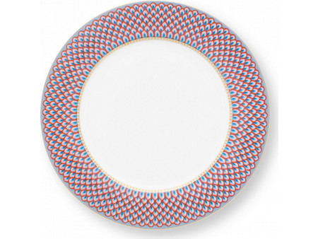Pip Studio Πιάτο Ρηχό Πορσελάνης Flower Festival 26.5cm 51001286