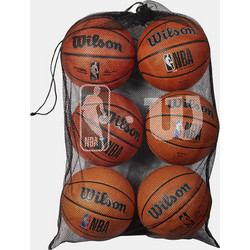 Wilson Nba 6 Ball Mesh Carry Bag Bl WTBA70030 black