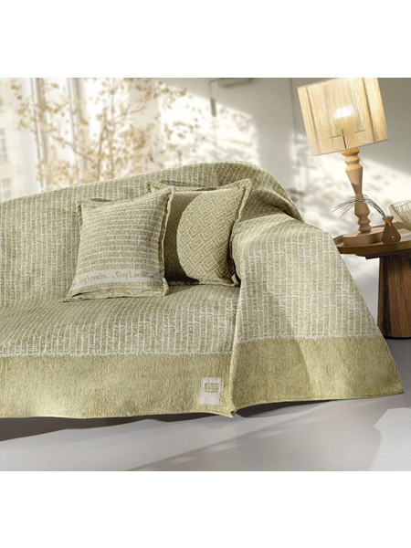 Guy Laroche Ριχτάρι Διθέσιου Καναπέ 180x250 Parfait Olive