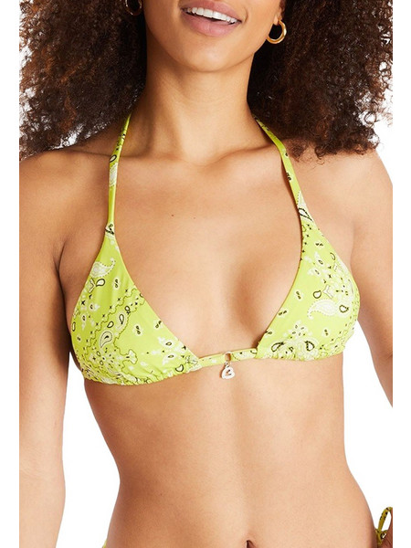 Banana Moon Bikini Top Τριγωνάκι Lime RICO-BENITA-LED07