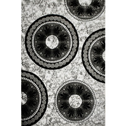 Sprintzio Χαλί Ορθογώνιο 160x230cm Ux Single 0Z834 White-Dark Grey