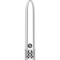 Royal Gems Shiny Mini Δονητής Bullet 10cm Ασημί