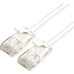 Roline U/UTP Cat.6a Καλώδιο Δικτύου Ethernet 0.5m White