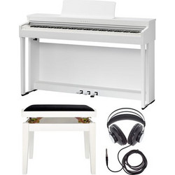 Kawai CN-201 Set Ηλεκτρικό Πιάνο Όρθιο με 88 Βαρυκεντρισμένα Πλήκτρα White