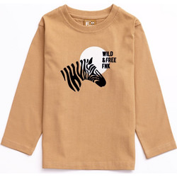 Funky Παιδικό T-Shirt Μακρυμάνικο Μπεζ 224-306100-2