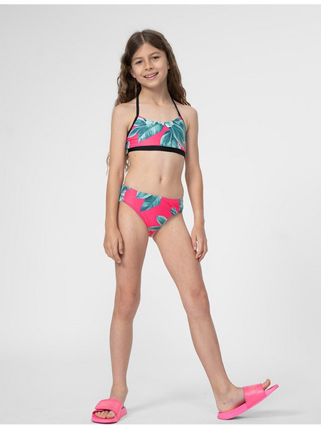 4F Παιδικό Μαγιό Bikini Set για Κορίτσι Φούξια JSS23-UBKSF008-96A