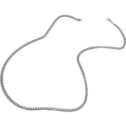 Αλυσίδα λαιμού, καδένα, unisex, από 925 ασήμι, 42 εκατοστά μήκος, διαμανταρισμένη, GROUMETTA, 1,5 χιλιοστό πάχος, με άσπρο επιπλατίνωμα, χωρίς, νικέλιο, TRIBUTE, 0030021921/ΑΣΗΜΙ - 0030021921