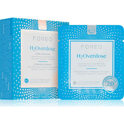 Foreo H2O Overdose UFO Activated Κρεμώδης Μάσκα Προσώπου για Ενυδάτωση με Υαλουρονικό 7x6gr