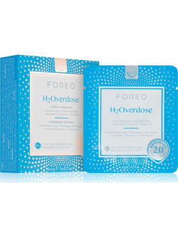 Foreo H2O Overdose UFO Activated Κρεμώδης Μάσκα Προσώπου για Ενυδάτωση με Υαλουρονικό 7x6gr