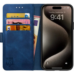 Rosso Element Θήκη Πορτοφόλι Blue (iPhone 15 Pro)