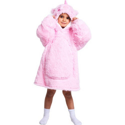 Κουβέρτα Noxxiez Hoodie Με Κουκούλα Και Μανίκια Unicorn 3-6 Ετών NX-CH305