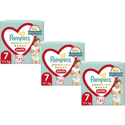 Pampers Premium Pants Πάνες Βρακάκι No7 17+kg 81τμχ