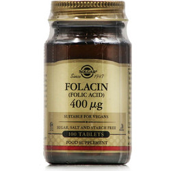 Solgar Folic Acid 400μg 100 Ταμπλέτες