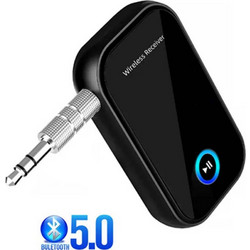 Bluetooth Receiver 3.5mm Jack για Οικιακά Ηχεία και με Ενσωματωμένο Μικρόφωνο για Αυτοκίνητο