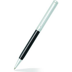 Sheaffer Intensity Carbon Fiber Bright Chrome Cap Featuring Στυλό Υγρής Μελάνης 0.7mm Μαύρο