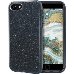 Θήκη iPhone 6 / 6s Plus Forcell Με Glitter Shine Cover Hard Case -Black