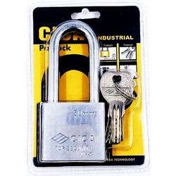 Ατσάλινο Λουκέτο Πέταλο με Κλειδί 50mm ForHome 806058 - For Home
