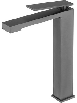 Pisa BDP048-3 Imex Μοντέρνα Ψηλή Τετράγωνη Μπαταρία Νιπτήρα Μπάνιου σε 4 Χρώματα Gunmetal