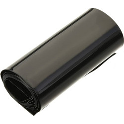 Θερμοσυστελλόμενο 220 mm για μπαταρίες 1 μέτρο μαύρο χρώμα