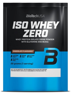 Biotech USA ISO Whey Zero Black Bisquit Πρωτεΐνη Ορού Γάλακτος Γράμμωσης Χωρίς Λακτόζη & Γλουτένη 25gr