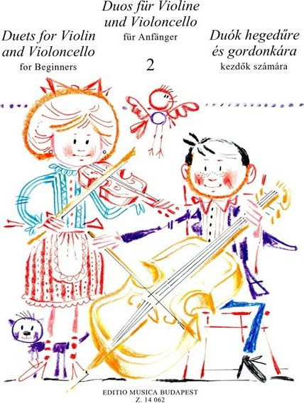 Duets For Violin & Violoncello (For Beginners) Vol. II