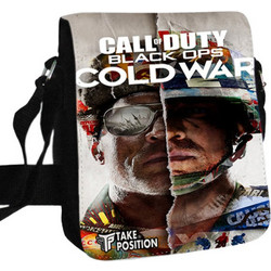 Μεσαίο Τσαντάκι ώμου Unisex Call of Duty Cold war, Takeposition 26ύψος x 25πλάτος cm, Μαύρο, 984-4543