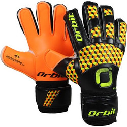 Γάντια τερματοφύλακα Orbit Flash Junior Μαύρα-Πορτοκάλι ORB-350-NE