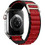 Sonique Alpine Loop Λουράκι Υφασμάτινο Black / Red (Apple Watch 42 / 44 / 45 / 49mm)