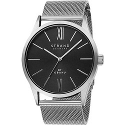 Strand by Obaku Ανδρικό Ρολόι με Ασημί Μεταλλικό Μπρασελέ S720GXCBMC