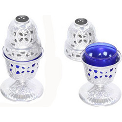 Καντήλι Μεταλλικό Ασημί Χρώμα 9x17cm ForHome 020301 - For Home