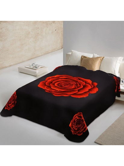 Κουβέρτα Ισπανική Υπέρδιπλη Ster 234 Black 220x240 Belpla - Belpla