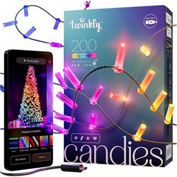 Twinkly Candle Shape 200xRGB Led 7mm Χριστουγεννιάτικα Λαμπάκια LED