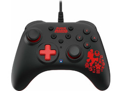 Hori Horipad Turbo Mario Wireless Controller Switch Black Red